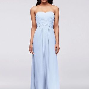 David’s Bridal Dres. Size 12. Blue